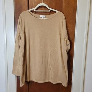 Camel belle by: Kim Ravel Sweater Sz 2X